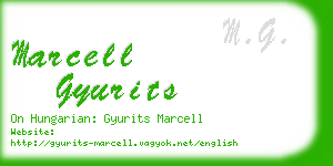 marcell gyurits business card